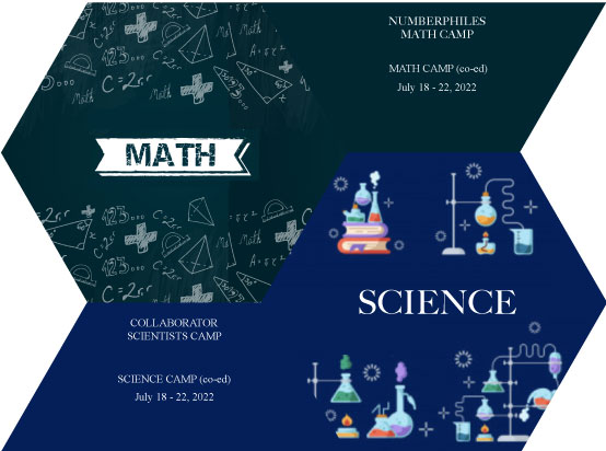 new Math and Science Logo